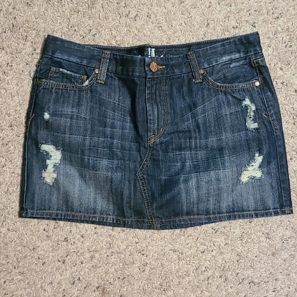 Blue Jean Miniskirt